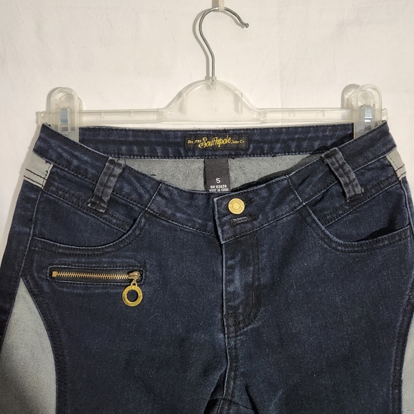 Southpole Grey and Blue Gorgeous embellish women jeans size 5 - Picture 4 of 11